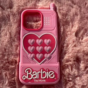 Barbie phone-shaped silicone case for iPhone 15 Pro Max